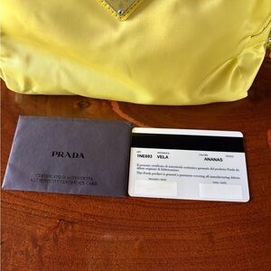 Prada Lemon Yellow Handbag
